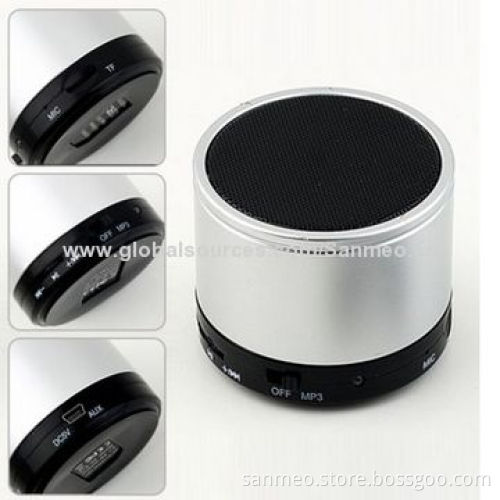 Mini Bluetooth Speakers, Hi-Fi Music Player, Mic for iPhone 5/MP4/MP3/Tablet PC, Handsfree Calling